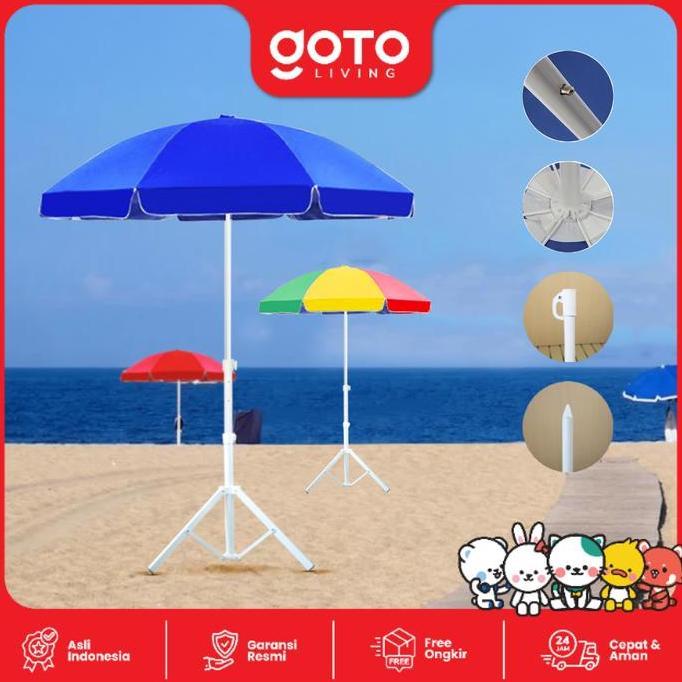 Mehose- Goto [Cod] Sunflow Payung Tenda Jualan Pantai Cafe Outdoor Besar Jumbo