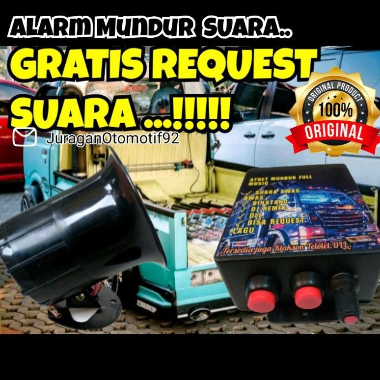 NEW alaram mundur awas truk atret mundur alarm mundur truk 12v dan 24v [terbaik][terlaris]