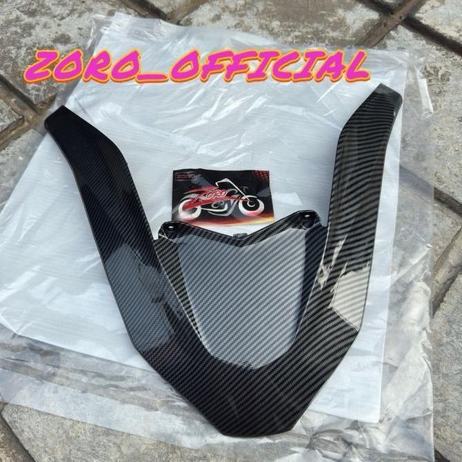 Cover Tameng Depan Carbon Pcx 160 / Tutup Dasi Depan Carbon Pcx 160 Carbon Zoro