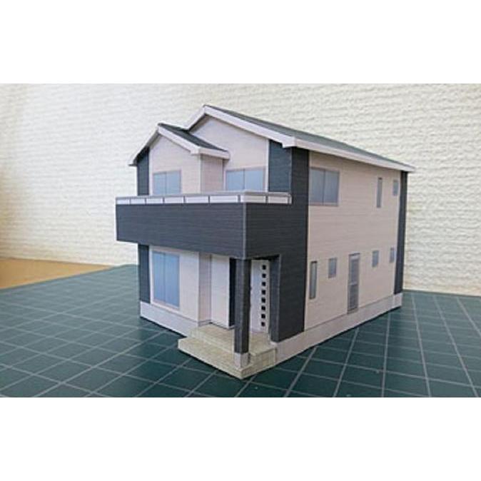 (Mainan Kertas) DIY Papercraft Lembar Pola Kertas Diorama Rumah Jepang Ver 6