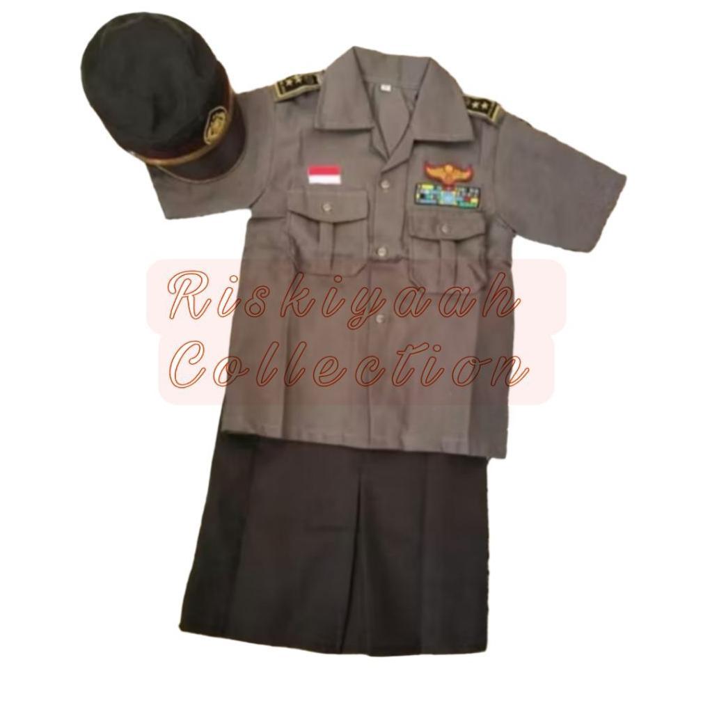 Free Ongkir Baju Profesi Anak Polwan / Baju Pahlawan Anak/ Baju Polwan Anak Anak