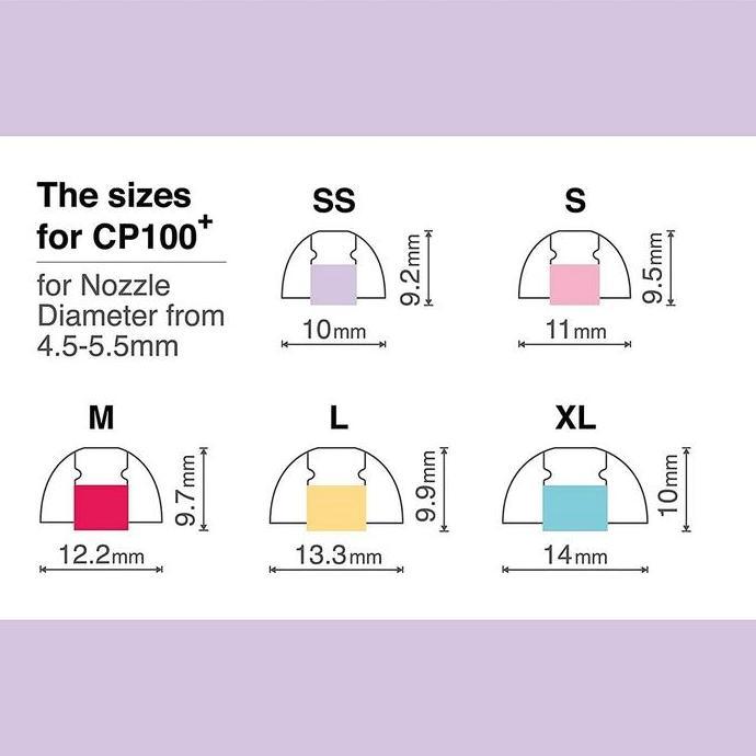 Spinfit Cp100+ / Cp100 Plus Earphone Eartips Eartip