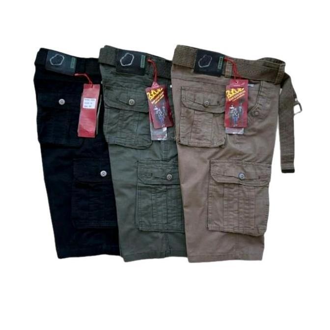 Wkwk- Celana Cargo Import//Celana Pendek Pria//Celana Gunung//Celana Pdl Pria//Free Sabuk