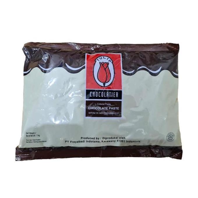 Coklat Cokelat Filling Filing Dark Chocolate Chocotier Tulip 1 Kg 1Kg / Selai Selay Coklat Kiloan Te