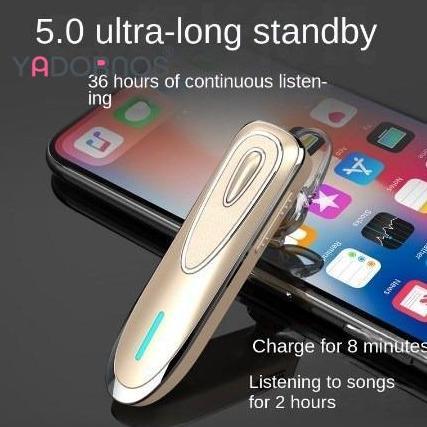 Headset Bluetooth K1 Waktu Siaga Panjang Headset Bluetooth Stereo Panggilan Telepon Headset Bluetoot