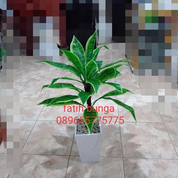 POHON LIDAH MERTUA ARTIFICIAL BUNGA PLASTIK BEST QUALITY