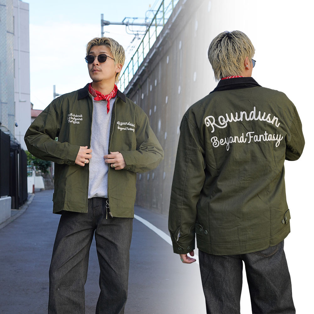 Rown Division Deck Jacket - Rown Dvsn Jaket Deck Hijau Army Historical Green Army