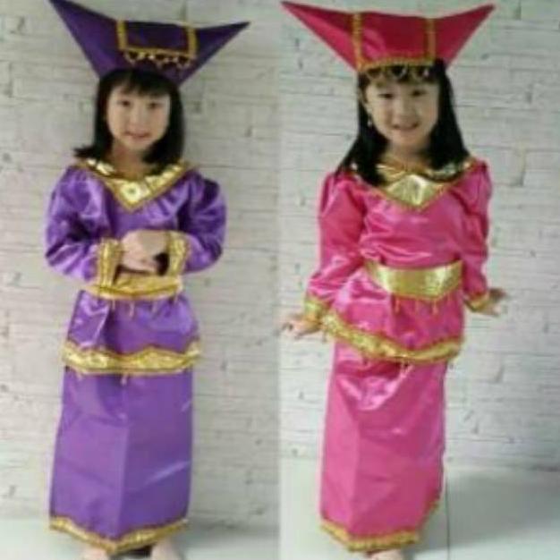 Best Seller Pakaian Adat Padang Perempuan Anak Tk - Sd / Baju Adat Anak Tk Sd