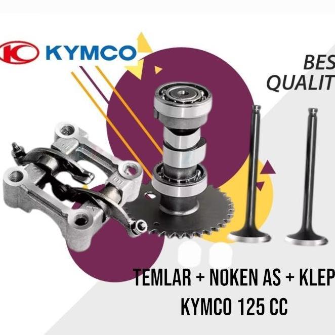 PELATUK TEMLAR + NOKEN AS + KLEP KYMCO 125 CC TREND 2 METICA JETMATIC TREND SR XTR
