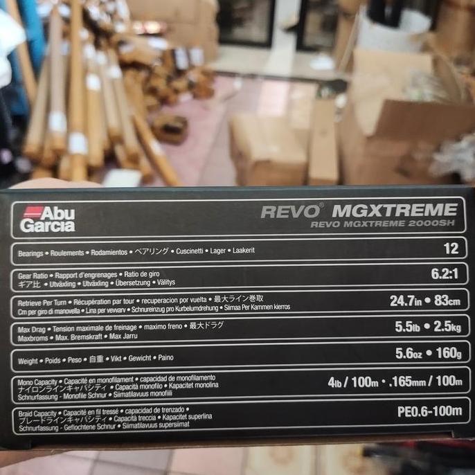 HARGA DISC - reel abu garcia revo mg xtreme 2000 sh spinning