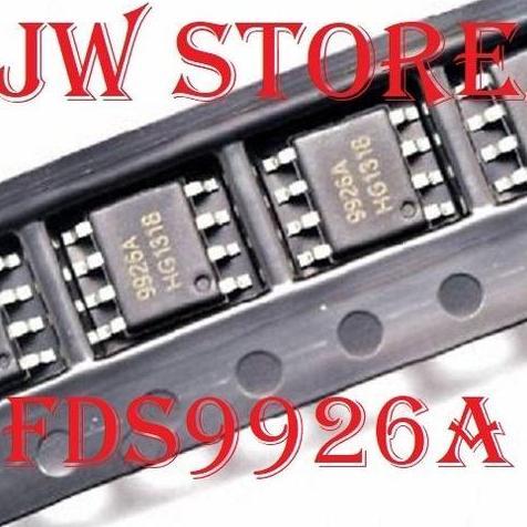 Terbaru (1) FDS9926A FDS9926 9926A 9926 Dual N Channel  Mosfet  SOP8 jwelek70