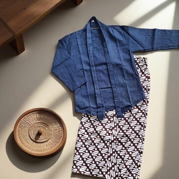 Diskon Setelan Baju Adat Jawa Anak Perempuan Setelan Kebaya Lurik Anak Kebaya Jawa Anak