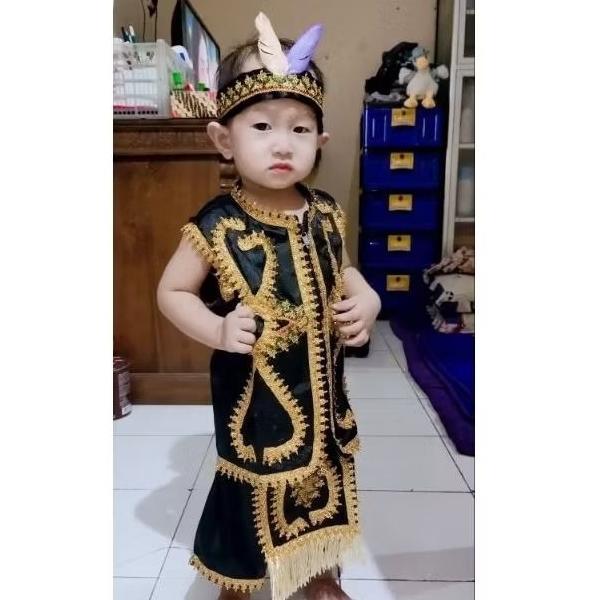 Diskon Baju Adat Dayak Anak/Baju Adat Anak/Baju Adat Anak Kalimantan