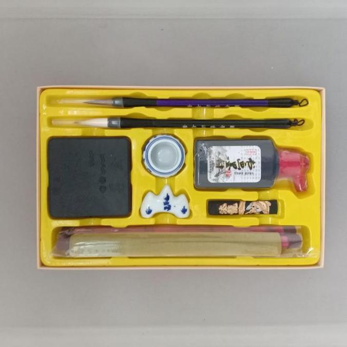 kaligrafi set kuas china mopit set
