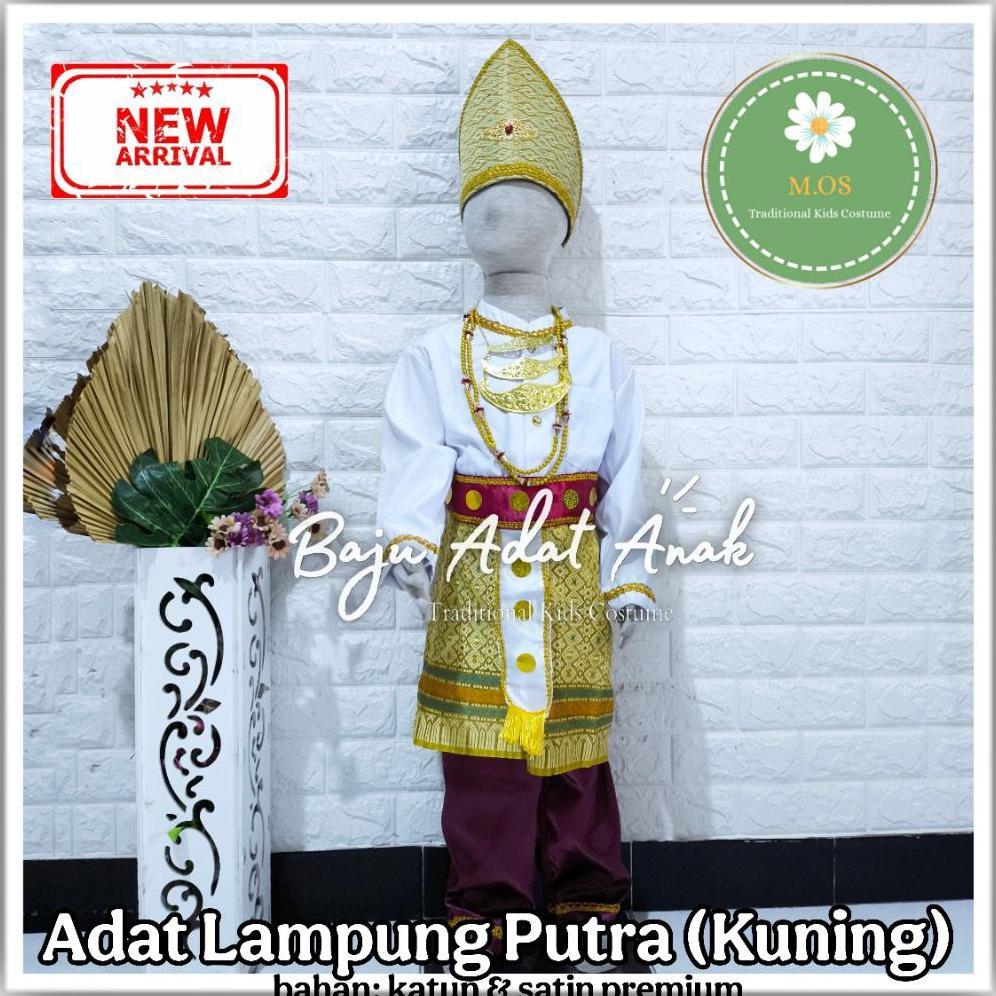 Diskon Baju Adat Lampung Anak | Pakaian Tradisional Lampung | Kostum Adat Lampung | Baju Adat Lampun