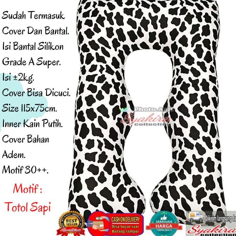Terlaris Syakira - Bantal Hamil Motif Terbaru Silikon Empuk