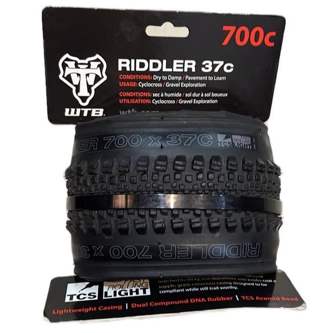 Ready WTB TIRE RIDDLER 700Cx37c TCS / BAN LUAR WTB RIDDLER TUBELESS 700Cx37