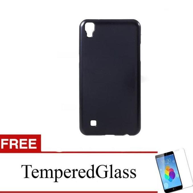 Case for LG X Power - K220 - 5.3 inch - Slim Soft Case - Hitam Solid -