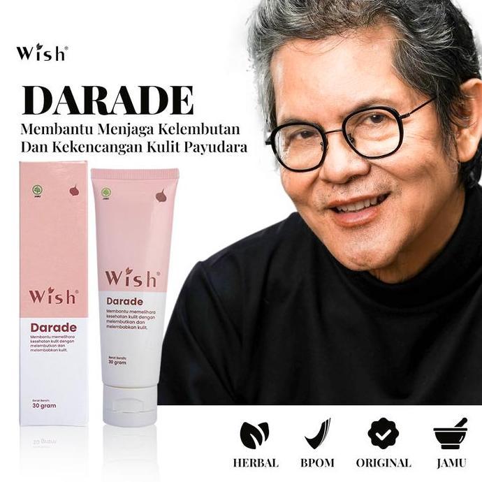 SALE - Wish Darade - Untuk Kulit Payudara Wanita Lebih Kenyal Lembut & Sehat Alami Ekstrak Pueraria 