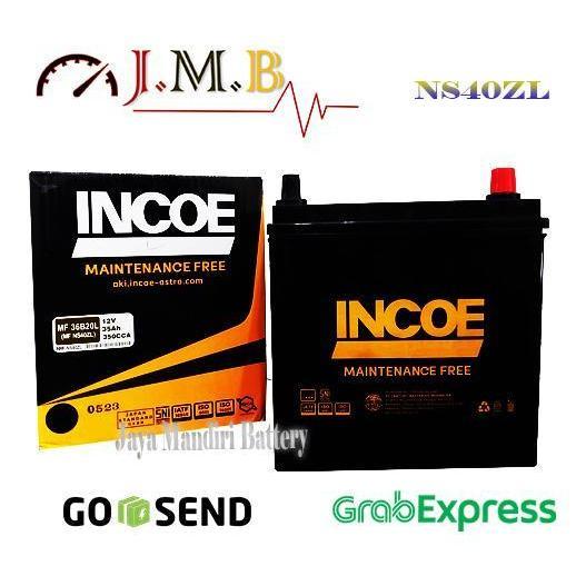 Aki Mobil Incoe Ns40Zl Aki Kering Jazz, Mobilio, Agya, Ayla, Sigra Original Dan Terpercaya