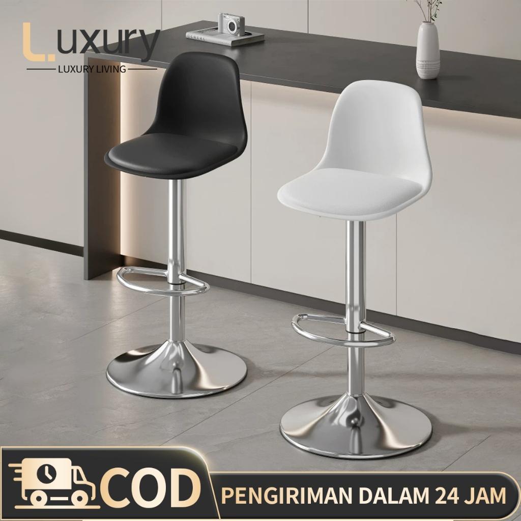 Barstool / Kursi Cafe / Kursi Bar / Hidrolik Bulat Kursi / Kitchenset Kursi / Salon Kursi Putar