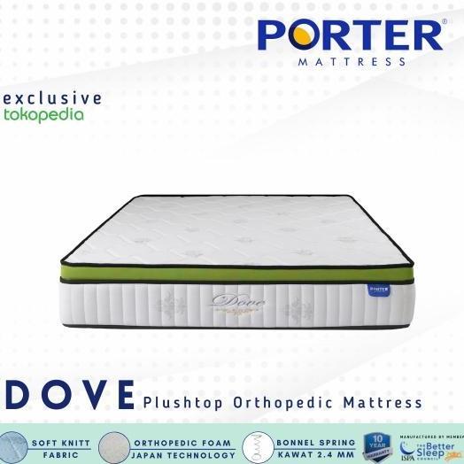 TERLARIS PORTER MATTRESS ORTHOPEDIC PLUSHTOP DOVE - 120X200CM