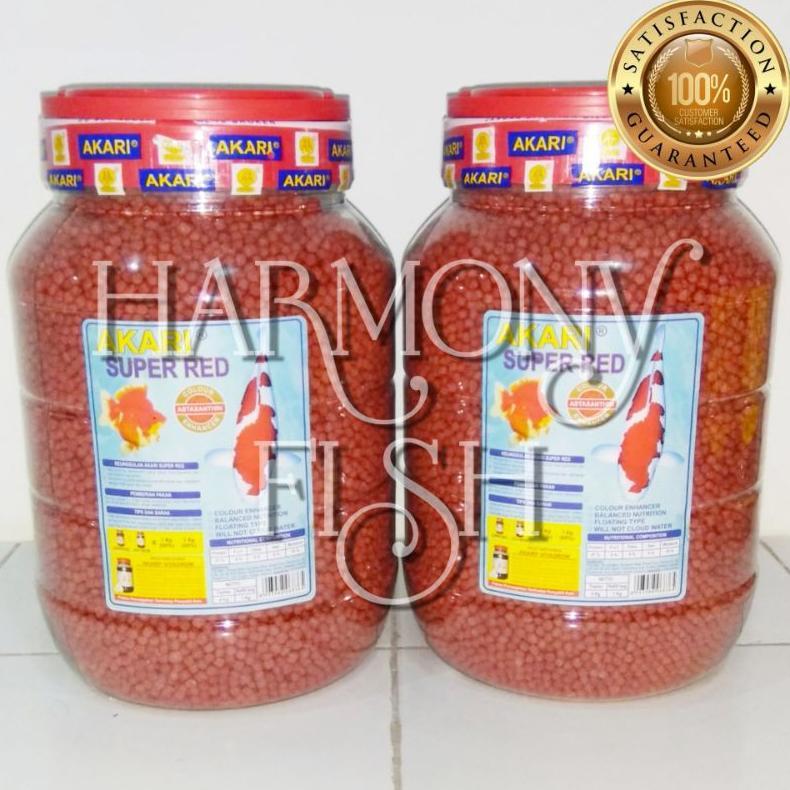 AKARI SUPER RED 5MM 4KG SuperRed pelet makanan pakan ikan koi koki louhan 4 kg 4000gr