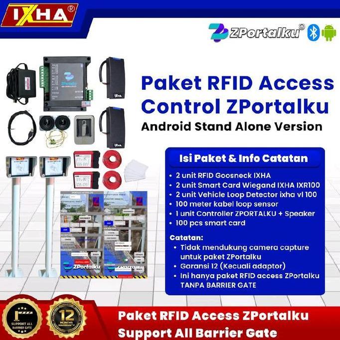 Paket RFID Access Control perumahan zportalku Stand Alone Android Version ( tanpa portal gate )