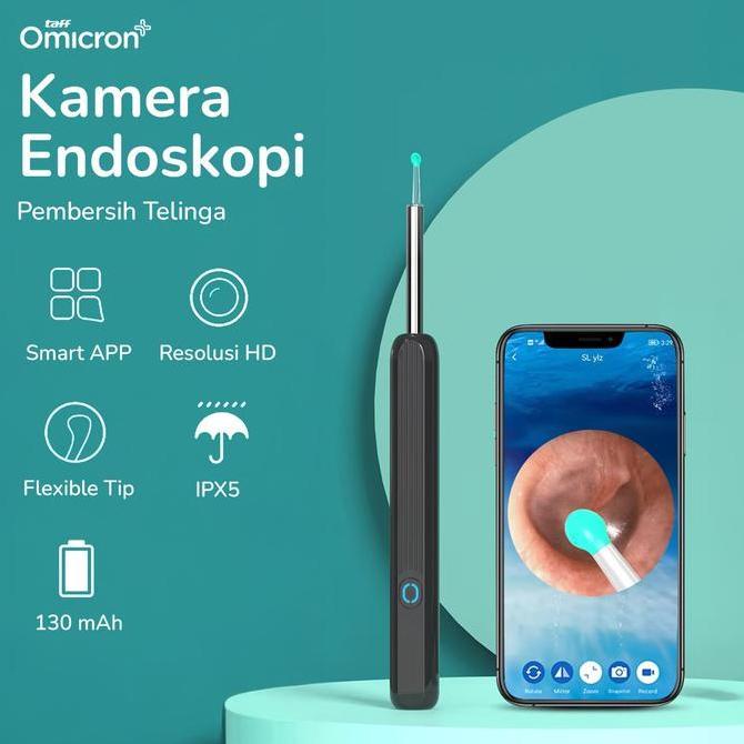 TaffOmicron Pembersih Telinga Endoscope Wireless