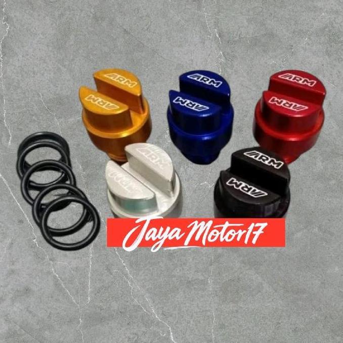 Tutup Oli Motor Model Baut Tutup Oli Mesin Vario PCX Nmax Aerox Beat Scoopy Adv Xmax Full CNC Univer