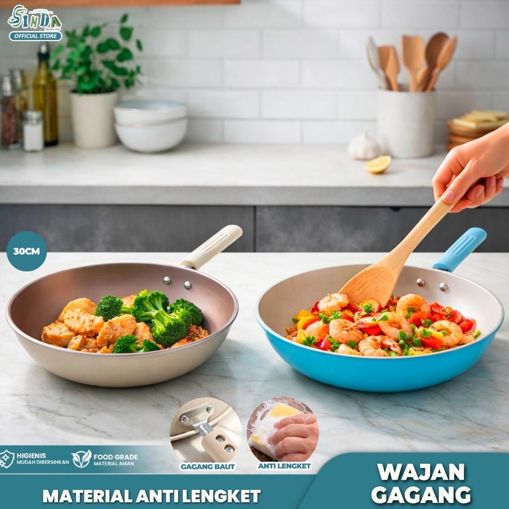 Wajan 30cm Jumbo Anti Lengket, Solusi Masak Besar Tanpa Repot