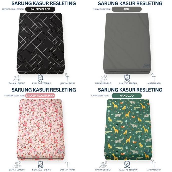 TERLARIS SARUNG KASUR BUSA RESLETING 70X200X15 - SPREI RESLETING 70X200X15