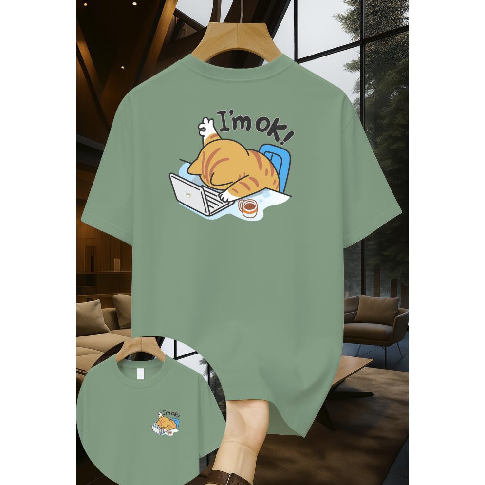 Hot Jerrico Tshirt | Kaos Distro Lengan Pendek Unisex | Baju Atasan Laki-Laki Dewasa  Im Ok Kekinian