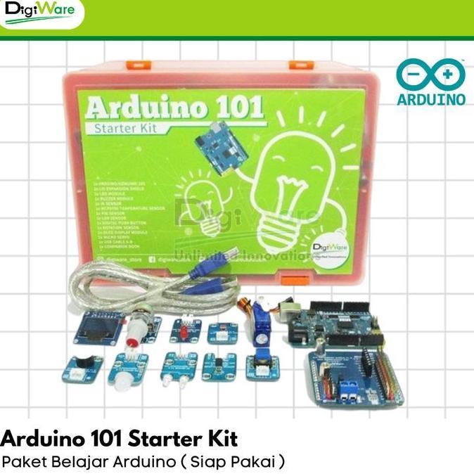 Arduino 101 Learning Kit, Paket Belajar Arduino 101