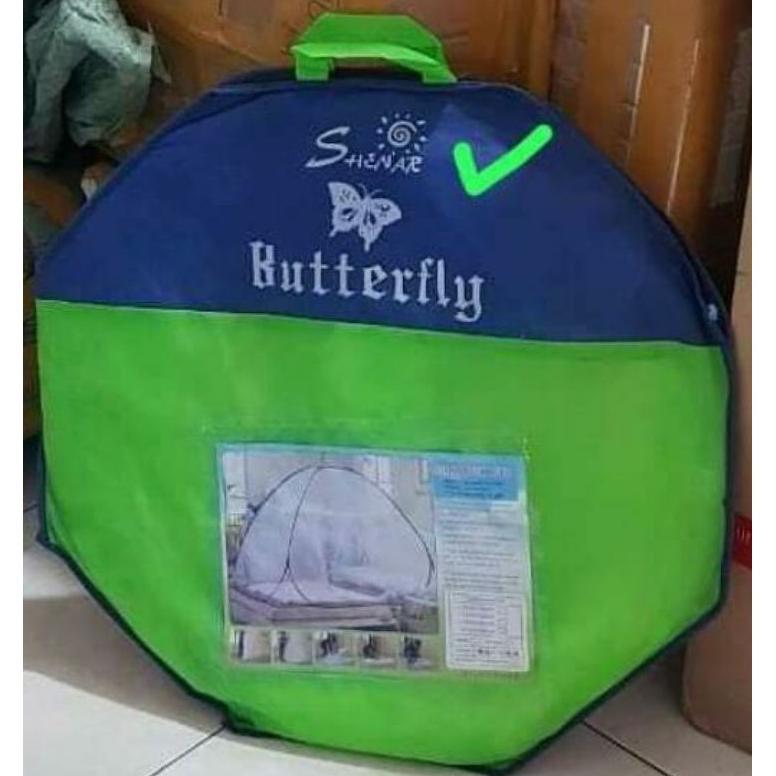 KELAMBU TENDA  SHENAR BUTTERFLY 200 X200 DISKON