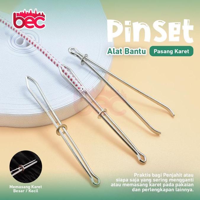 Pinset Alat Bantu Pasang Karet Celana | Alat Pasang Karet Menjahit Jahit Jepit Karet Allshop