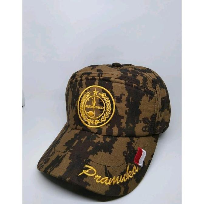 TOPI LORENG PRAMUKA / TOPI RIMBA PRAMUKA PRIA WANITA