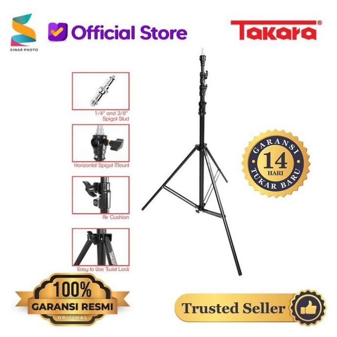 BEBAS ONGKIR - Light Stand Takara Spirit 4 Lightstand Spirit4 For Studio Photography