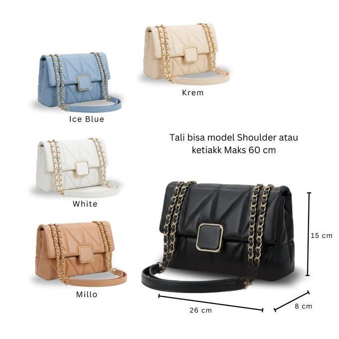Tas Selempang Fashion Wanita Kulit Slingbag Malika Bag|Dreamyfashion Fs056