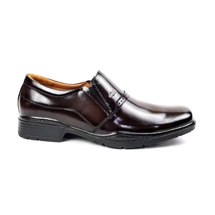 GATS NH 2002 Coklat Original Sepatu Pantofel pria