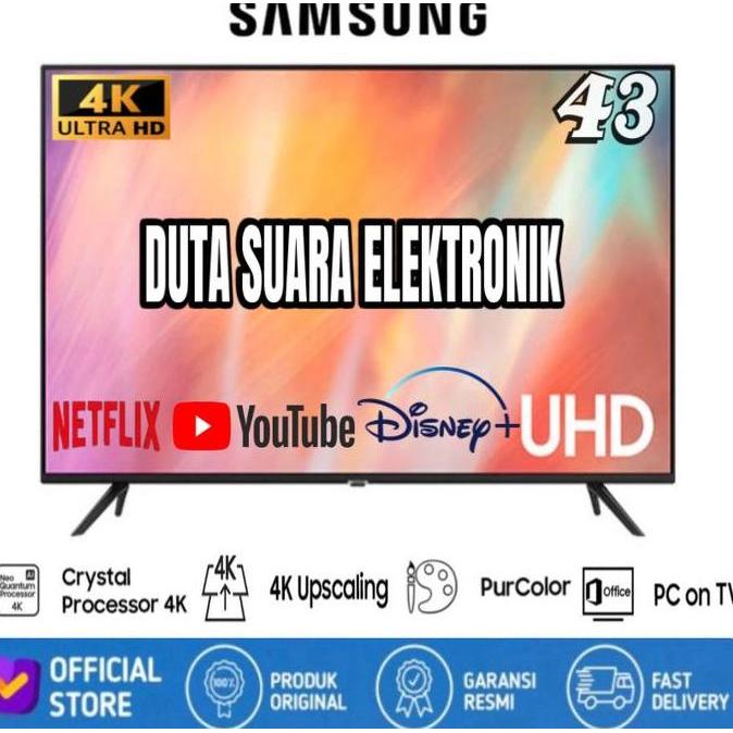 Terlaris Led Tv Samsung Tv 43Au7002 Smart Tv Led 43 Inch Crystal Uhd 4K