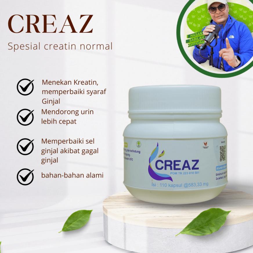 Creaz Spesial Penurun Kreatinin Ginjal- Hasan Sabilah Official Puspita Radja Herbal [Bisa Cod]