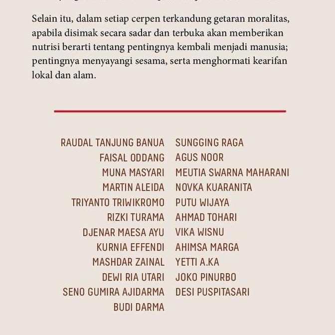 Buku Cerpen Pilihan Kompas 2018 Doa Yang Terapung