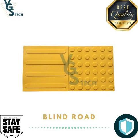 Blind Road Karet Tunanetra Paving Block Guiding Tunanetra