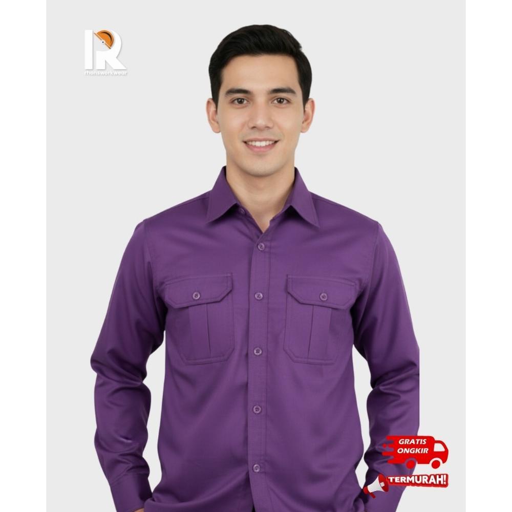 Harga Miring Baju Pdl/ Pdh Polos Pria Wanita, Lapangan/ Outdoor/ Operator/ Mekanik, Kemeja Formal Pa