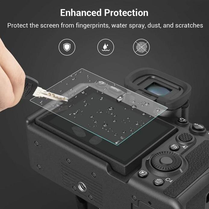 Screen Protector SONY A7Cii A7C2 A7CR A6700 Tempered Glass Anti Gores