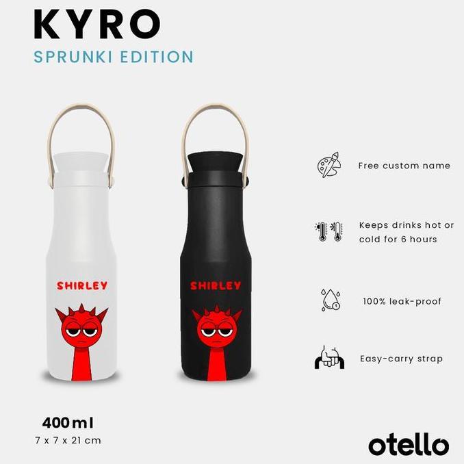 Otello Tumbler Anak Premium Kyro Sprunki Edition Botol Air Minum Aesthetic Custom Tumbler Sprunki