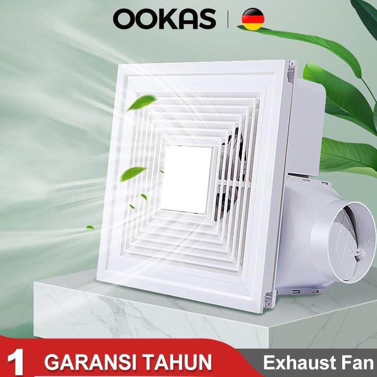 BIG SALE OOKAS HOME DUCTING EXHAUST FAN PLAFON 14 INCH KIPAS BLOWER EXHAUST PLAFON