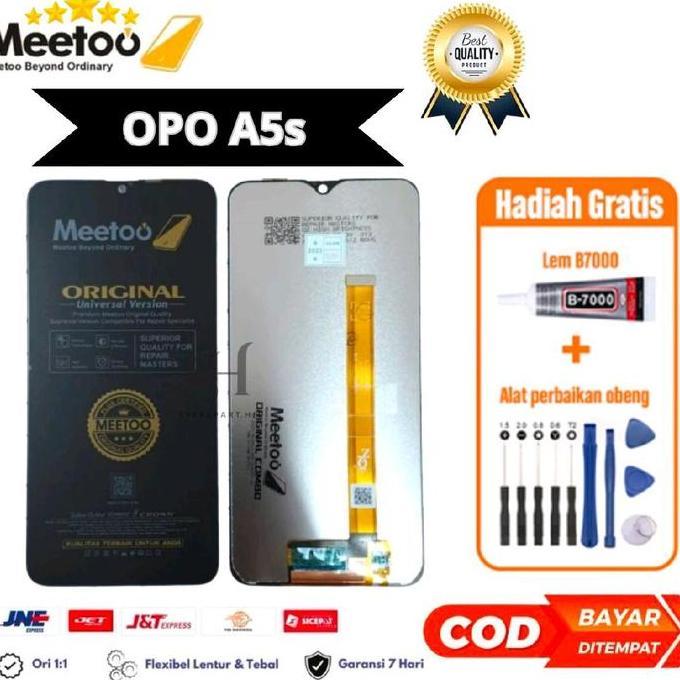 Lcd Touchreen Opo A5s (meto) Fullset Original Freelem obeng