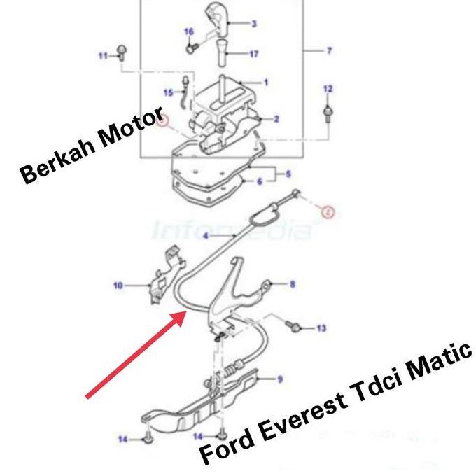 kabel transmisi ford everest matic tdci Genuine